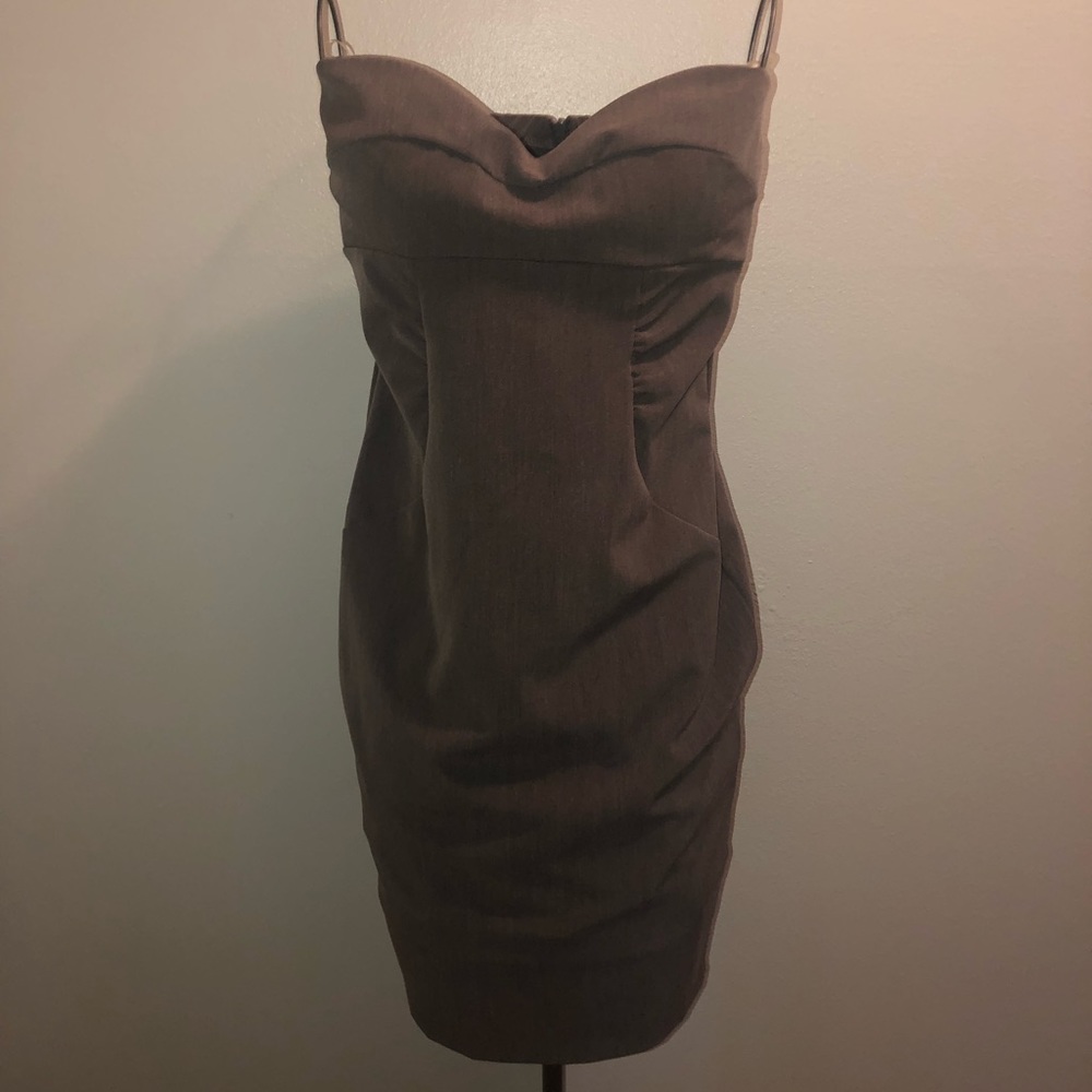 🎁Mystic Gray Tube dress size Large🎁